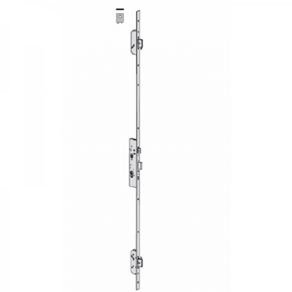 Κλειδαριά στενή για αλουμινόπορτες CISA-46525 Κλειδαριά στενή για αλουμινόπορτες CISA-46525