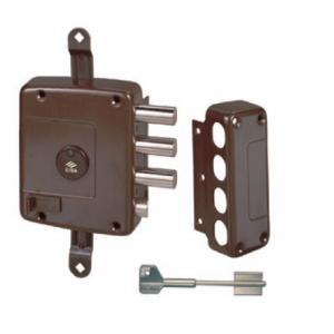 Κλειδαριά κουτιαστή με 3 πίρους και γλώσσα